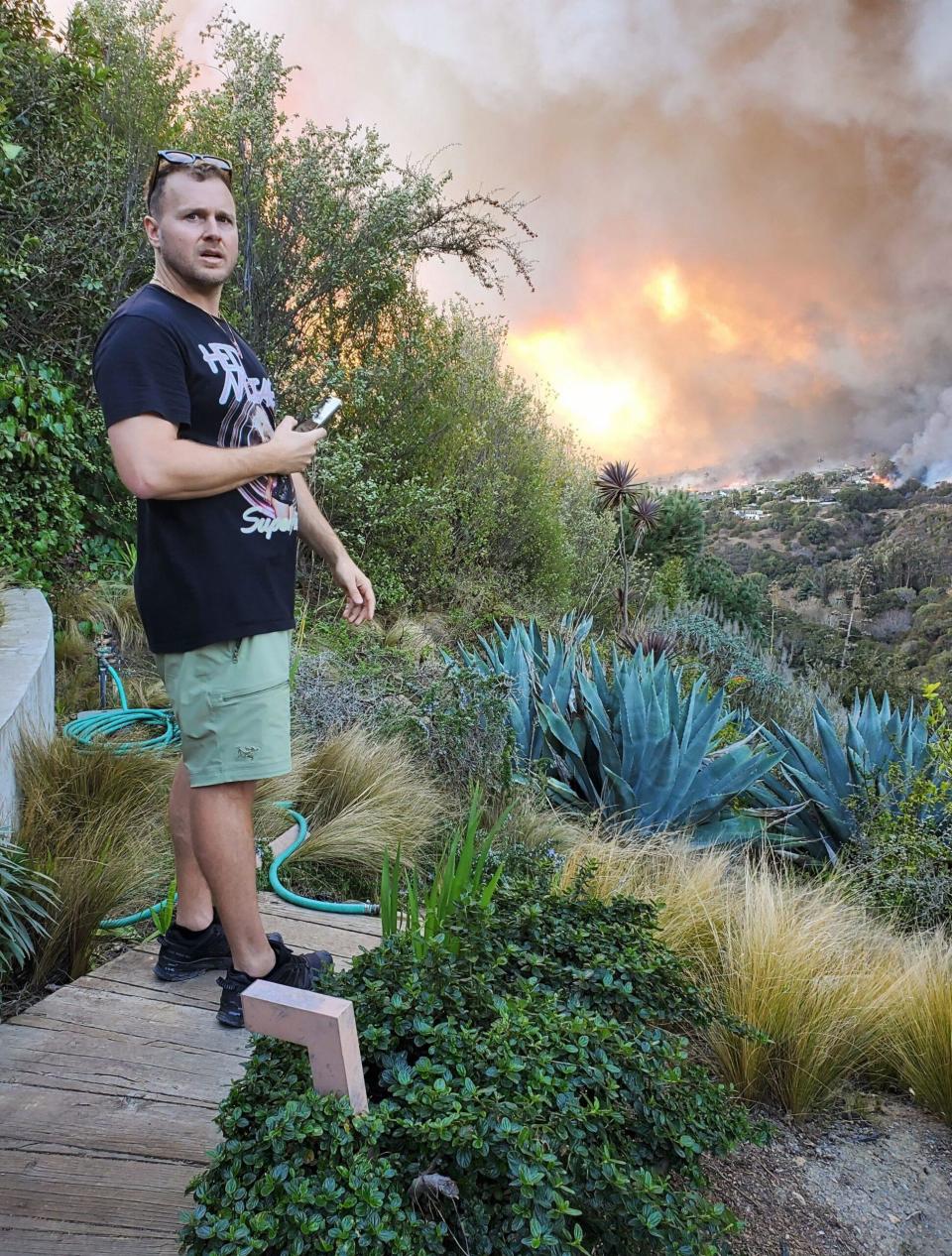 Spencer Pratt Los Ángeles / Incendios forestales de Pacific Palisades.