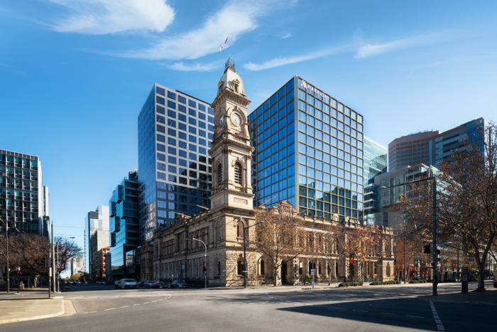 El 600 ° Hotel de Australia Adelaide Marriott Hotel / Photo = Marriott International