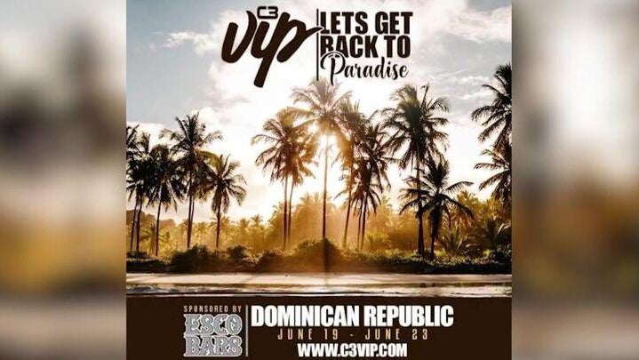 Hombre de Long Island en el representante dominicano