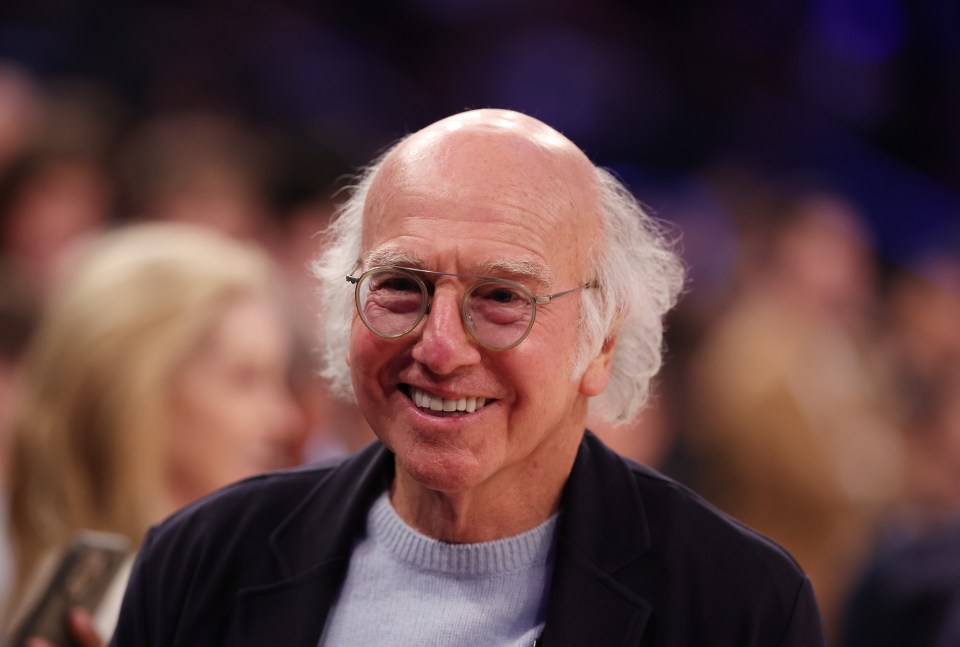 Larry David en el juego Nix de Nueva York.
