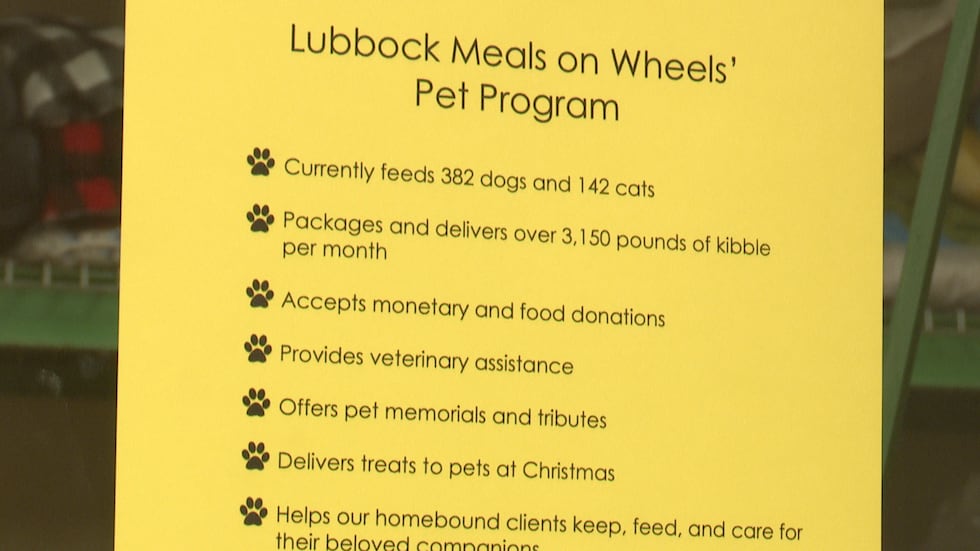 El programa Food on Wheels ayuda a los clientes a alimentar a sus mascotas