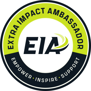 Logotipo de embajador de impacto