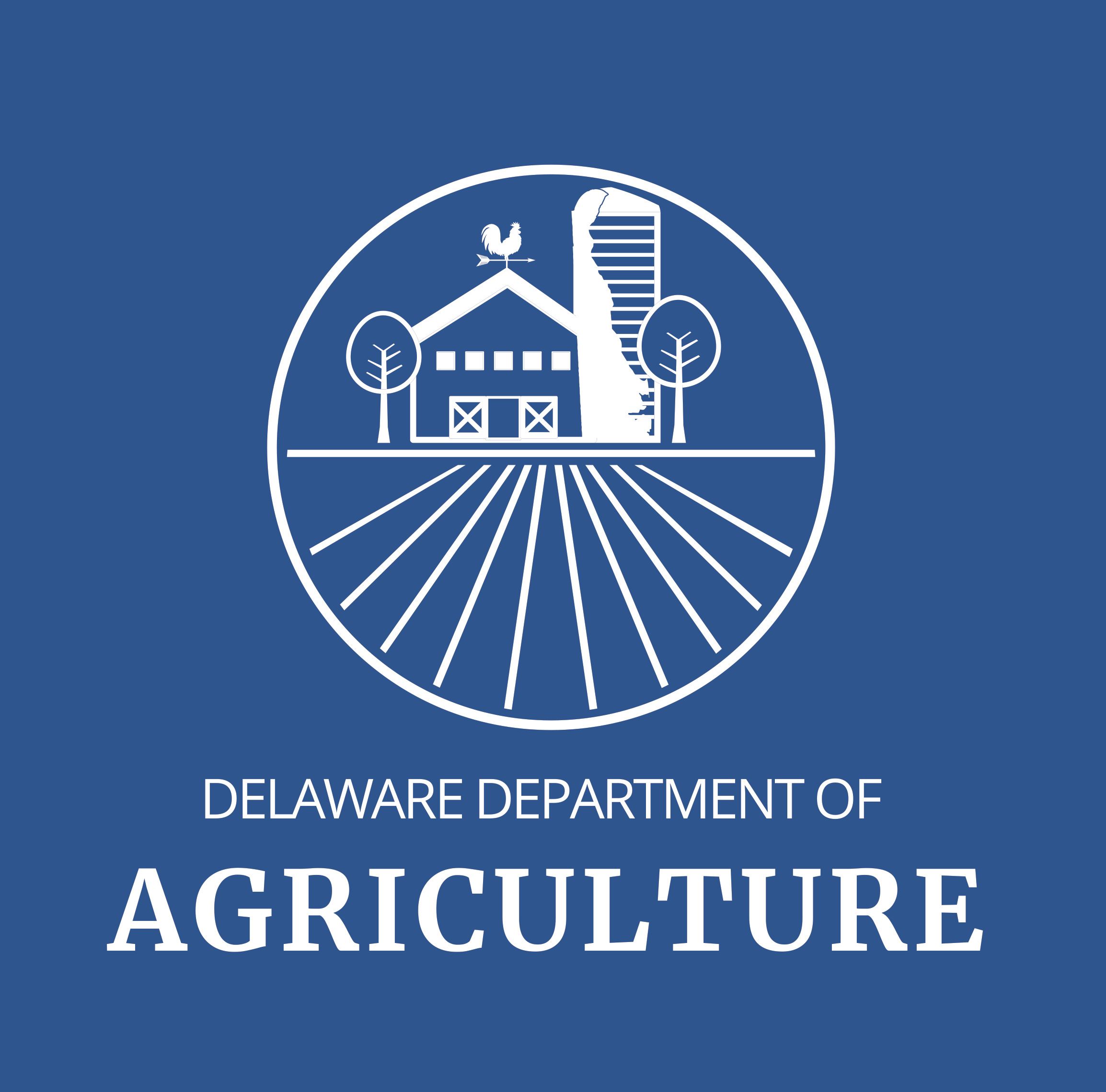 El logotipo del departamento de agricultura