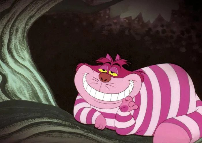 Del gato de Cheshire "Alicia en el País de las Maravillas"