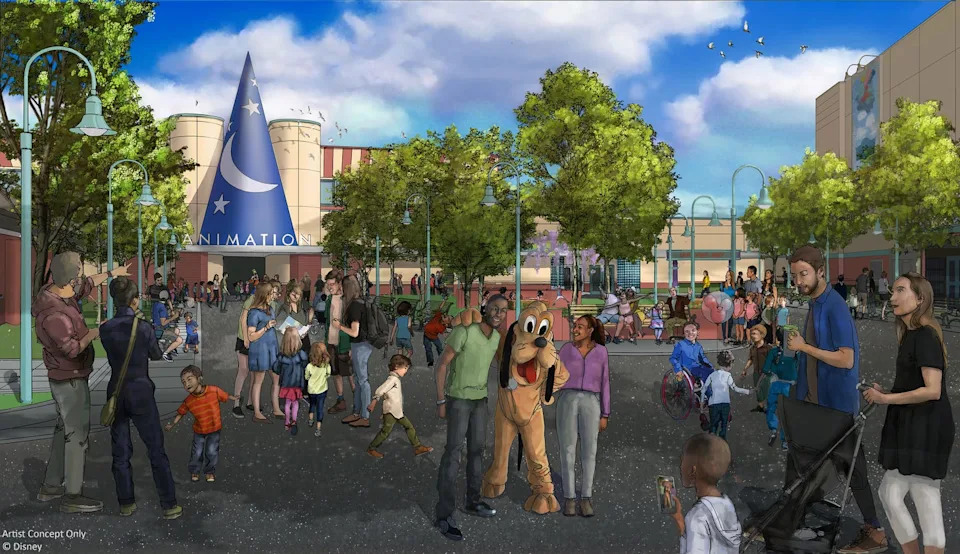 El nuevo patio de Disney World Animation en Hollywood Studios