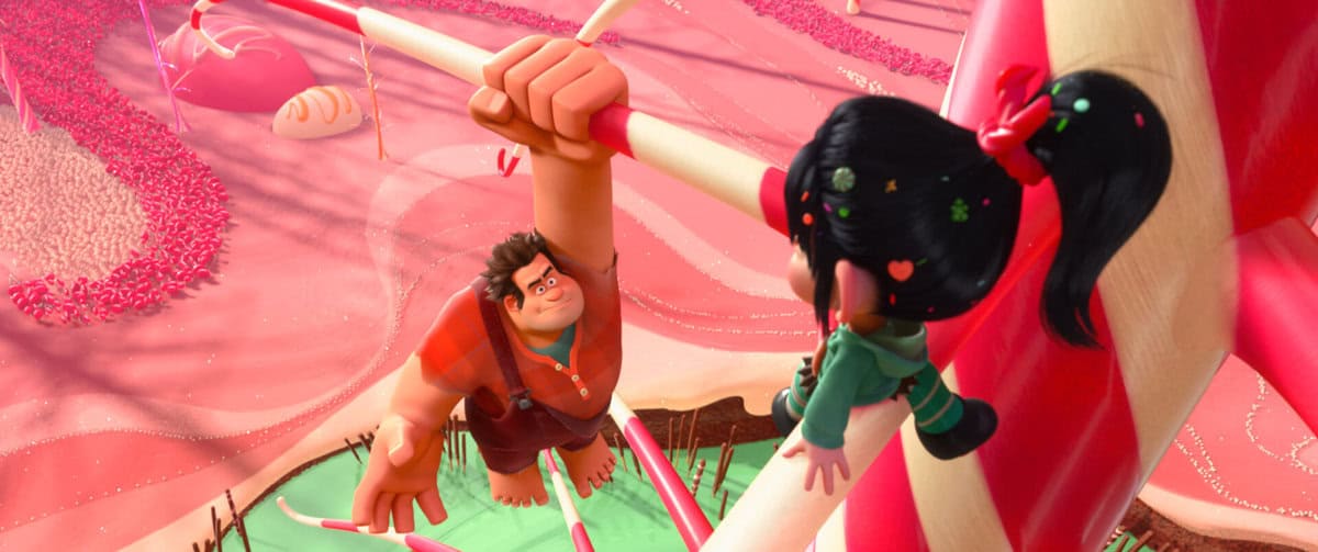 Ralph y Vanilop en 'Reck-Et Ralph' (2012)