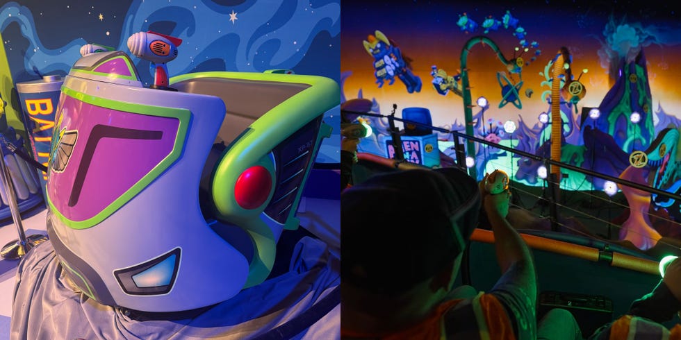 Disneybiz Light Air Space Ranger Actualización de spin Un rangador de espacio de aire ligero de Buzz con una foto de aquellos que imaginan montar un auto nuevo en un auto nuevo