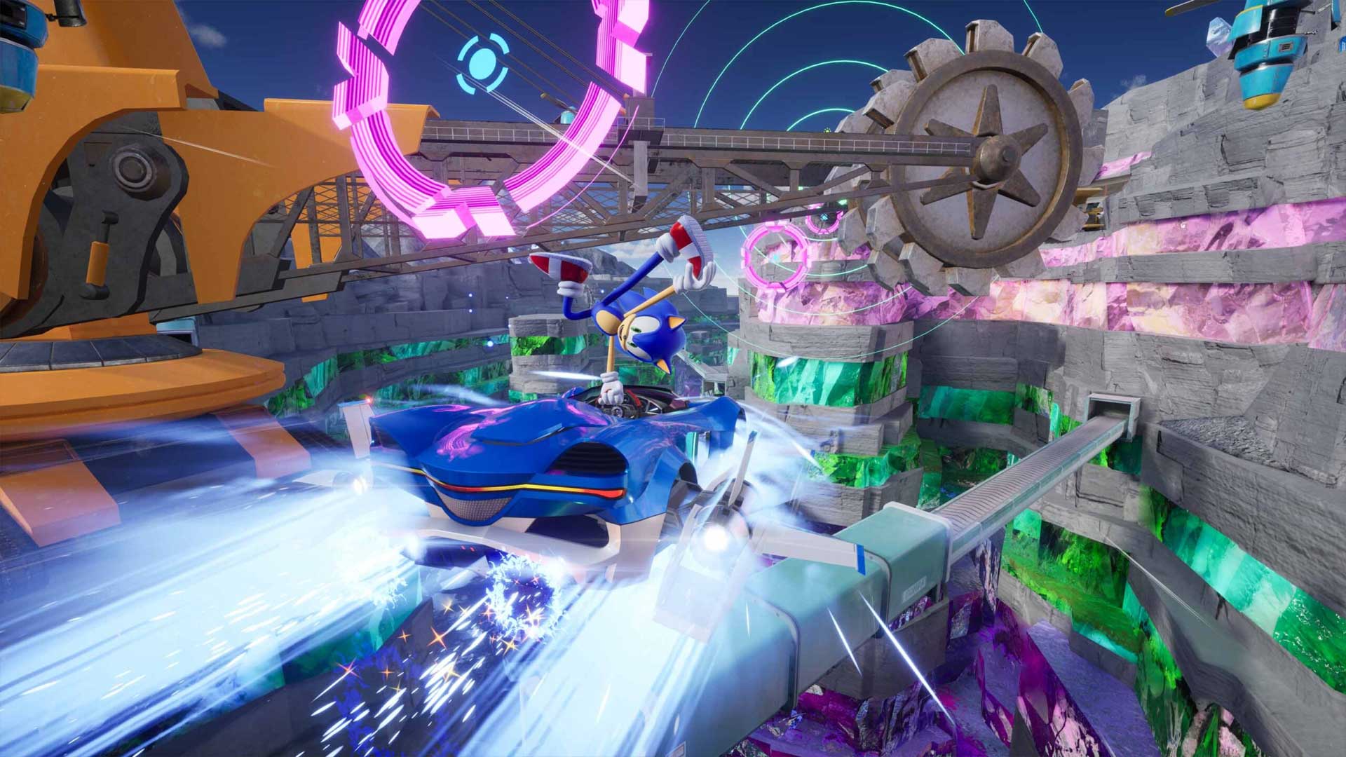 Sonic Racing Cross Worlds Juego 2025