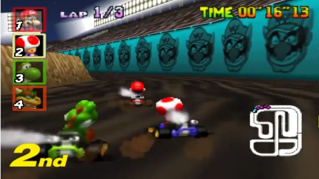 Pista de Wario Stadium N64