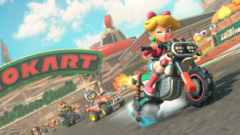Mario Cart World todavía está luchando por Deron Mario Cart 8