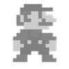 Logotipo de súper gracia escala de 8 bits