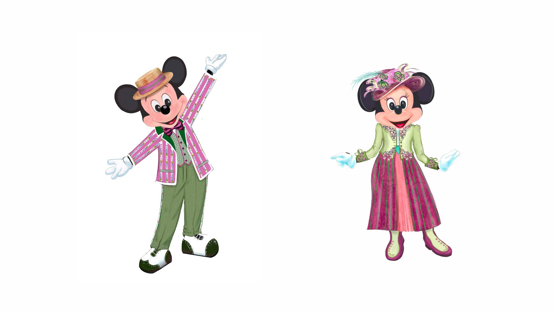 Disney Adventure World - Mickey Mouse y Minnie Mouse