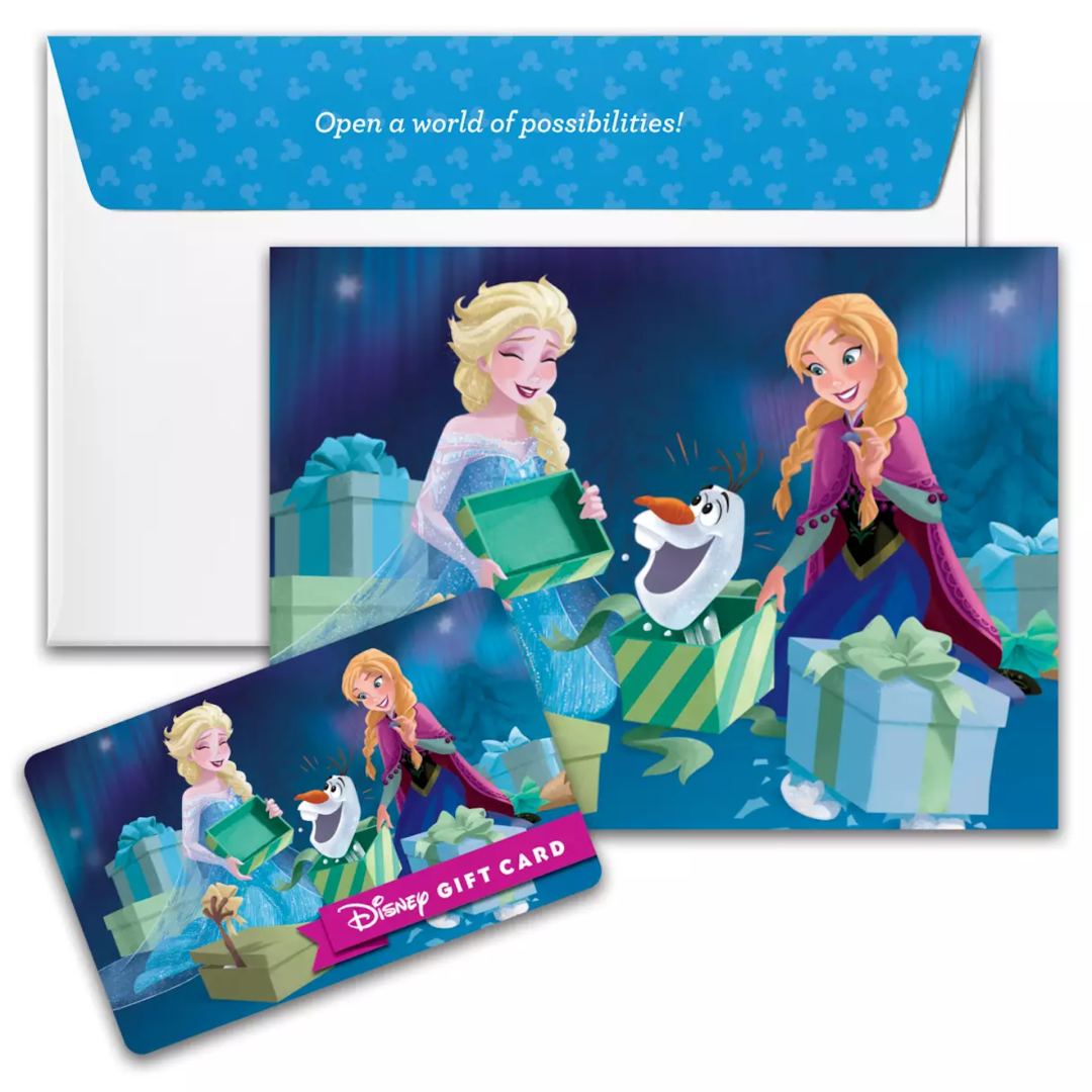 Tarjeta de regalo Frozen Hot Hugs Disney 