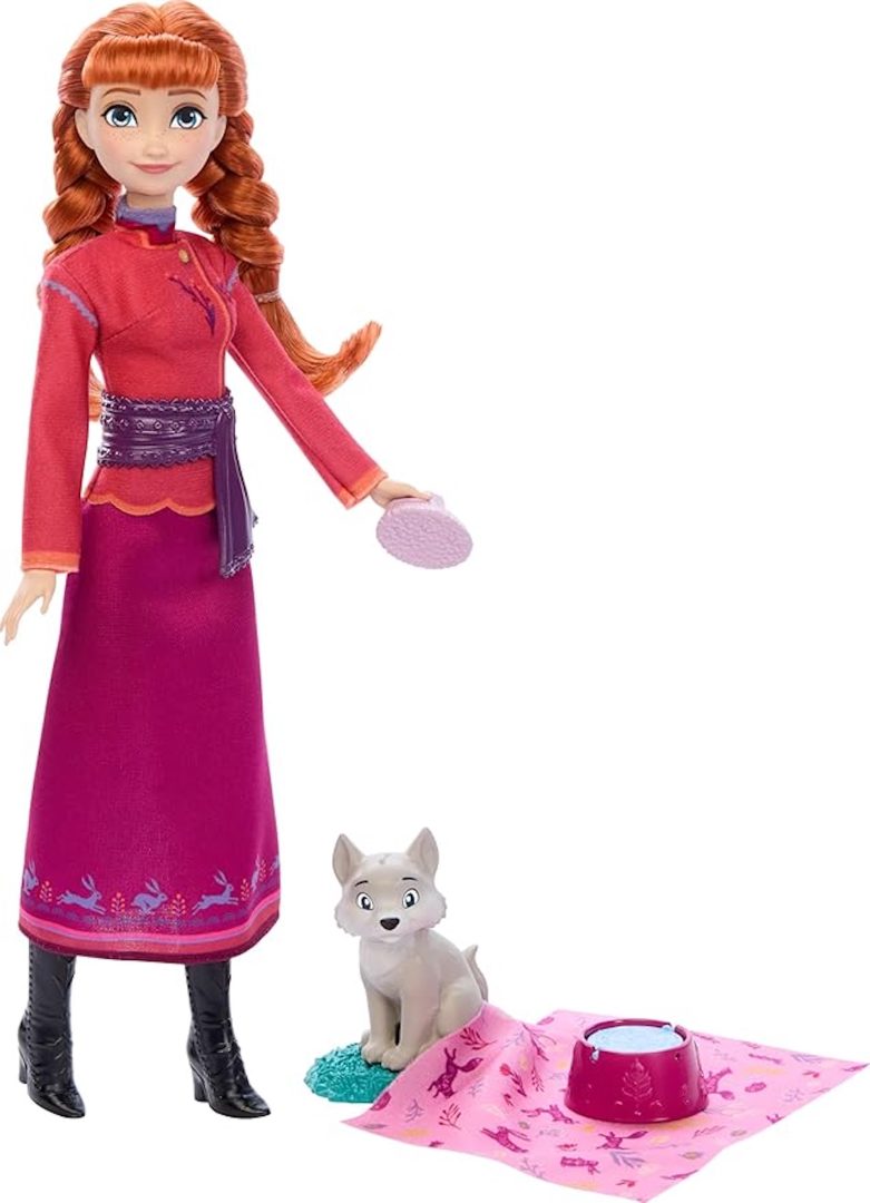 Disney Frozen Anna y el juego de muñecas Wolf Cub 