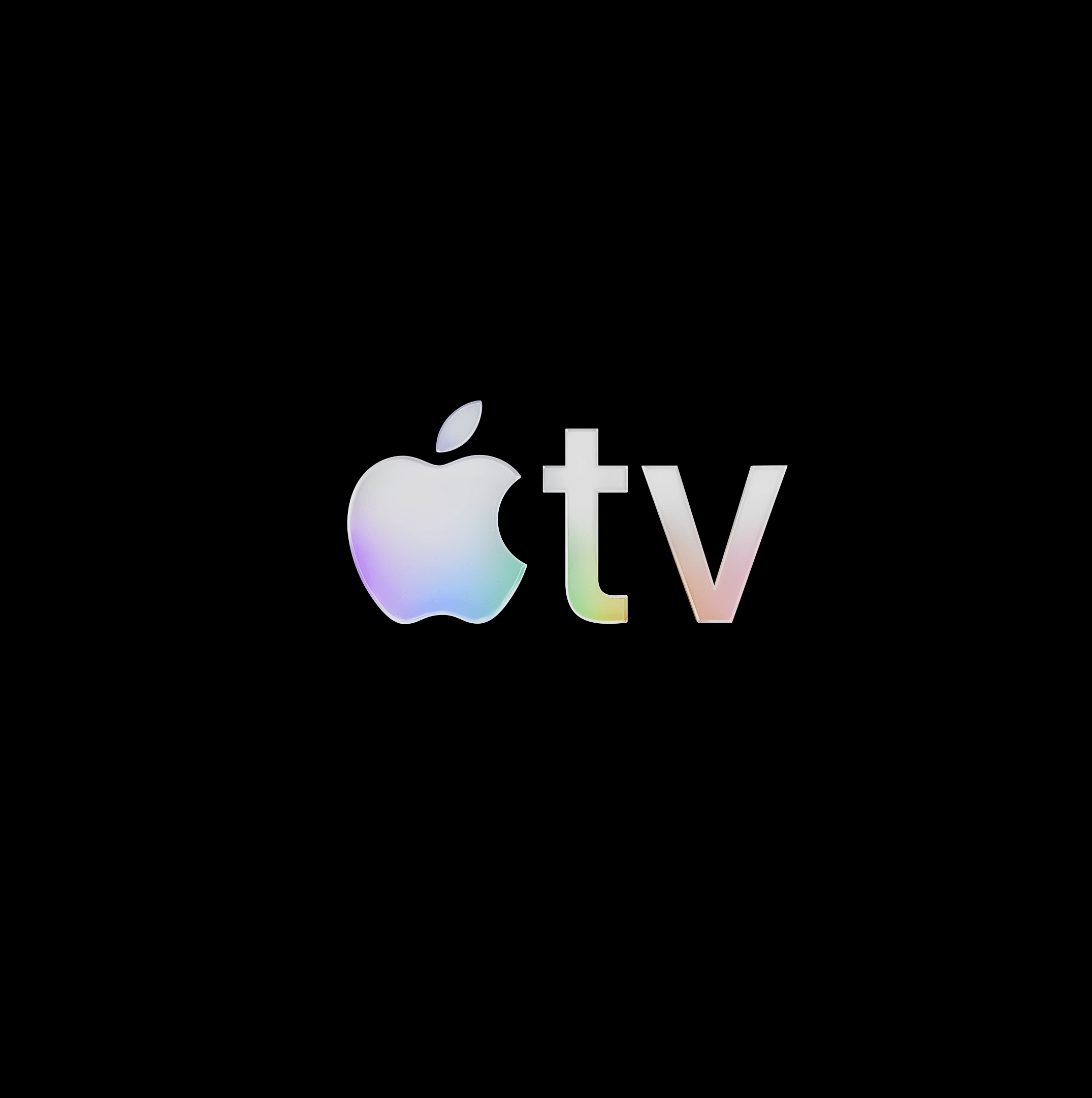 El nuevo logotipo de Apple TV.