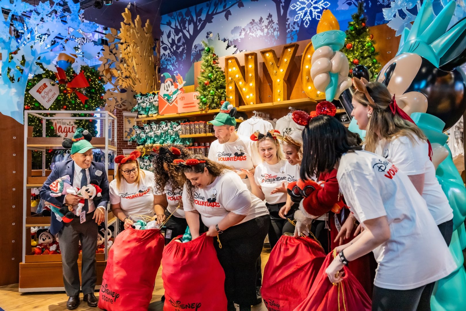 Voluntario Disney en Disney Store Times Square
