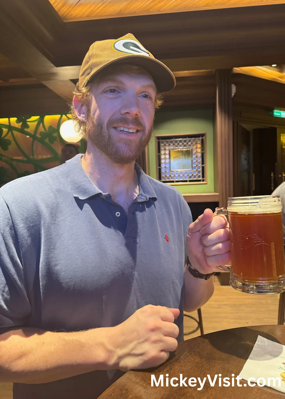 Taza de cerveza de la línea de cruceros de Disney