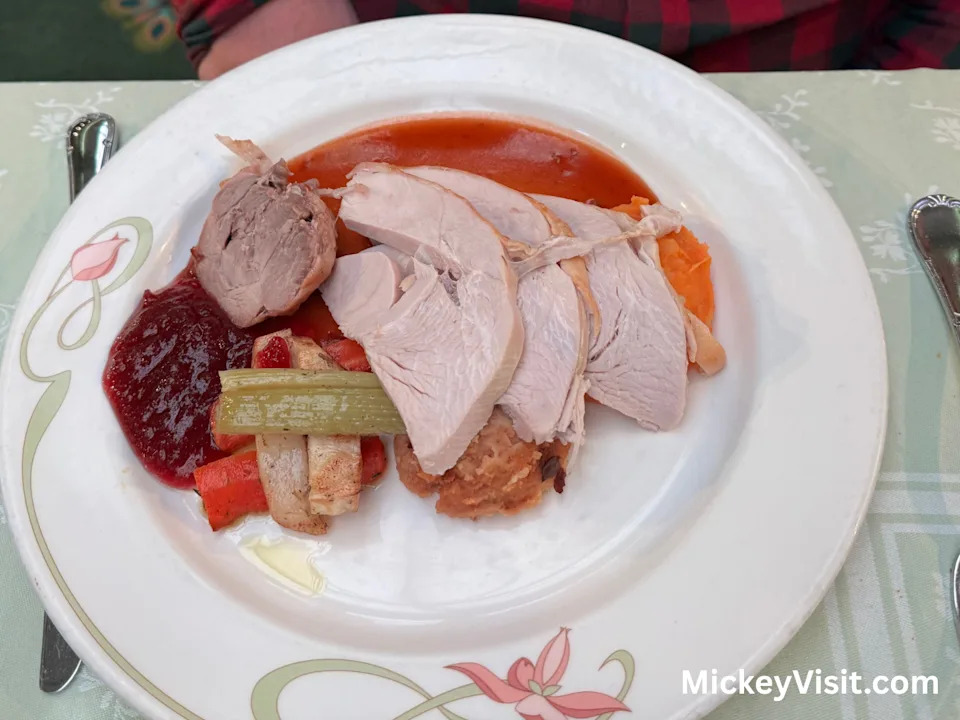 Comida de la línea de cruceros de Disney