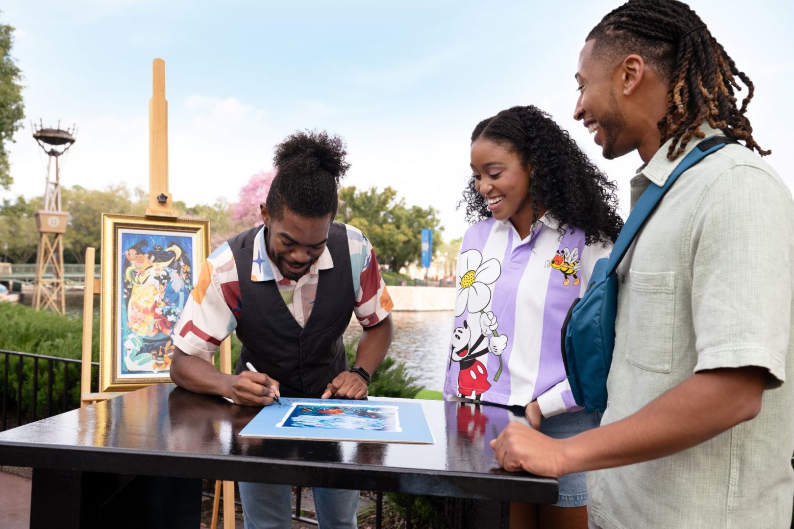 Firma de artistas en el Epcot Festival of the Arts 2026