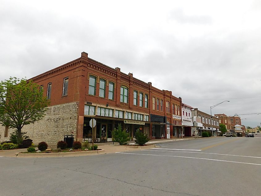 Centro de azufre, Oklahoma.