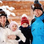 Dentro de las vacaciones de esquí de invierno de la familia real
