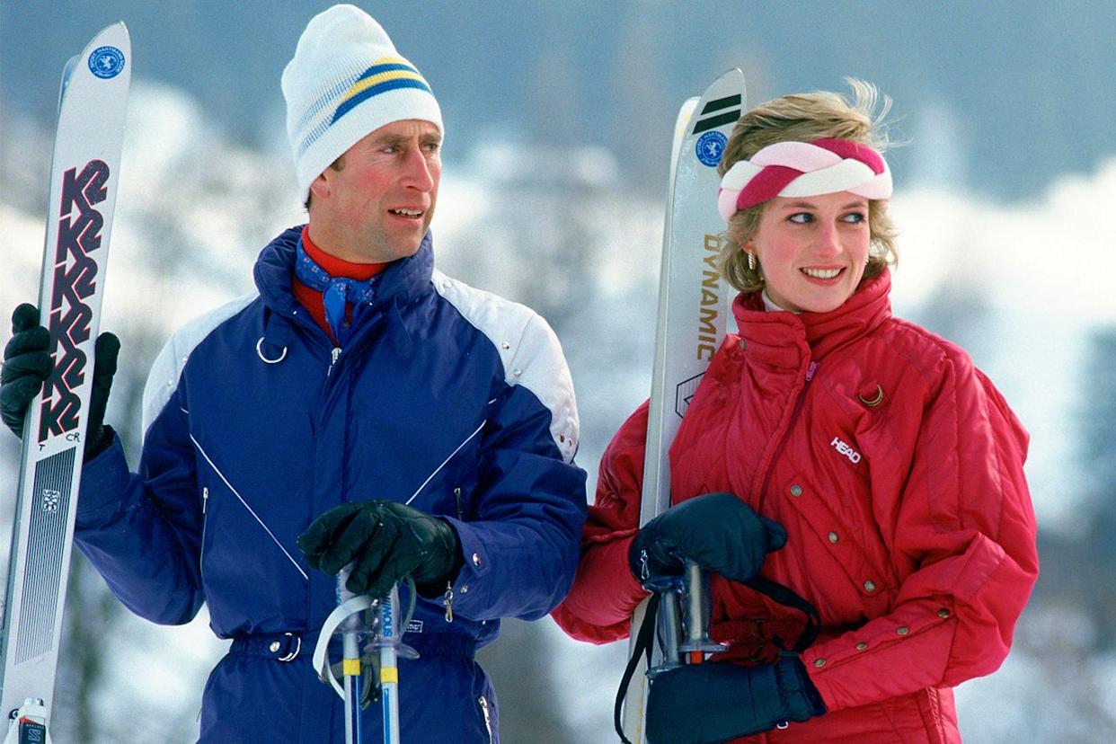 Biblioteca de fotografías de Tim Graham del entonces príncipe Carlos y la princesa Diana en Klosters, Suiza, en febrero de 1986