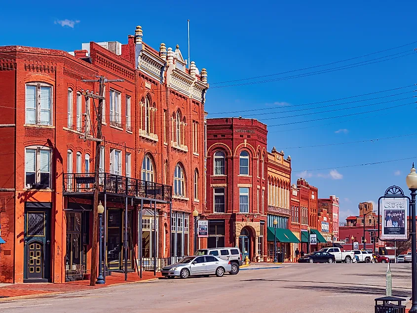 Centro histórico de Guthrie, Oklahoma