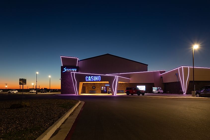 Casino en Hinton, Oklahoma.