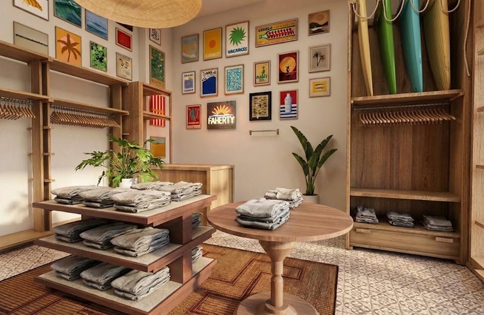Faherty abrirá su primera tienda internacional en Biarritz, Francia.