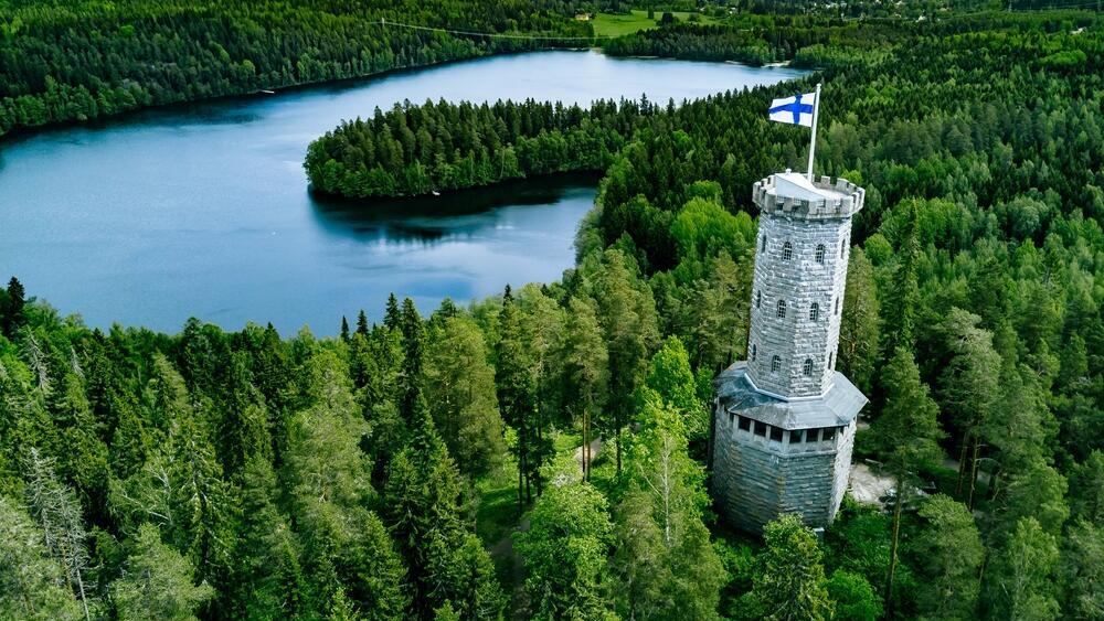 Torre de observación Olenko, Hamelina, Finlandia (Imagen: Shutterstock) Torre de observación Olenko, Himalaya, Finlandia