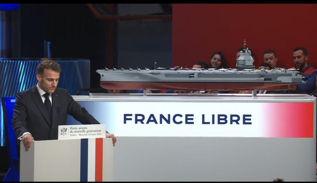 El portaaviones francés de próxima generación ha sido denominado oficialmente ‘France Libre’