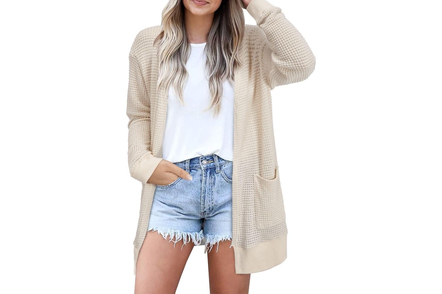 Suéter tipo cárdigan de moda Styleward